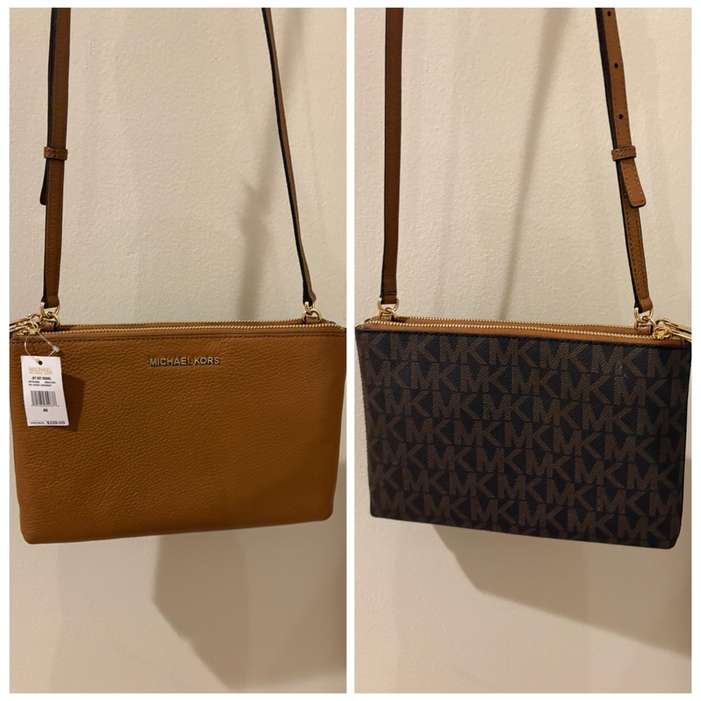 Michael Kors DOUBLE sided crossbody NWT